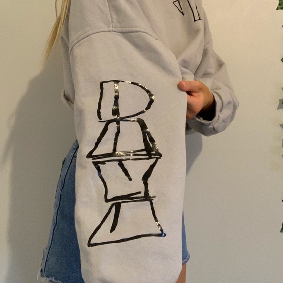 SOLD ☆ Zendaya rare cropped style sweatshirt - Picture 4 of 5